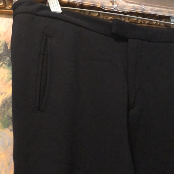 ATM Classic high waist straight leg cuff, front pockets stretchy comfy pants - Picture 4 of 9